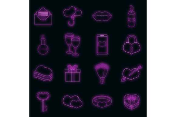 Download Saint Valentine Day Icons Set Vector - Premium Resources