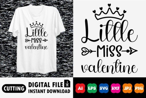 Download Little Miss Valentine Shirt Design - Valentine shirt design Collection