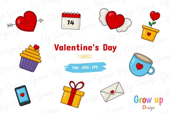 Download Happy Valentine's Day Icons Set - Premium Resources